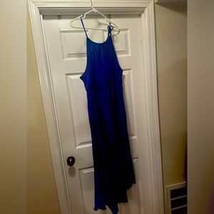 LB Blue High Low Dress